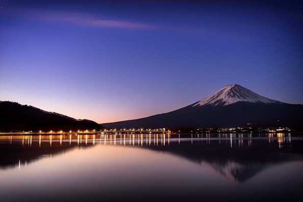 河口湖・富士山