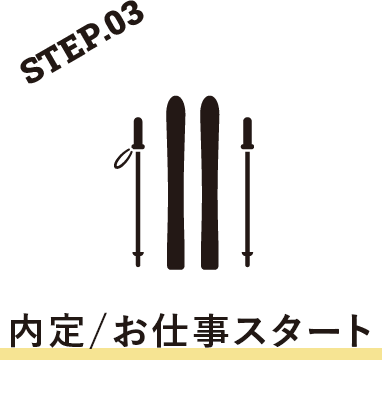 内定・お仕事スタート
