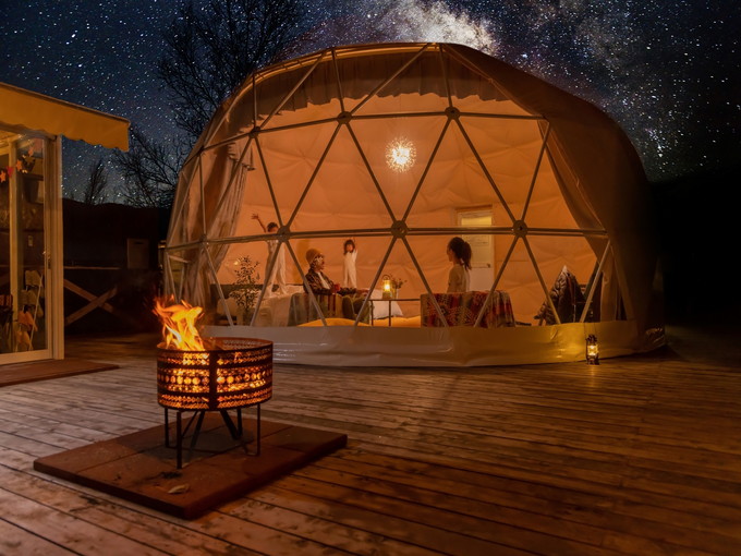 【グランピング】のお仕事